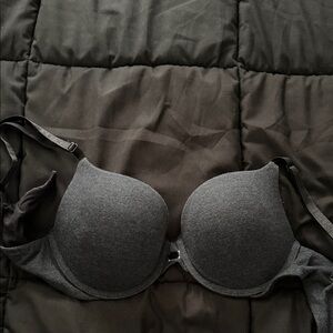Victoria's Secret Gray T-Shirt Push-Up Bra